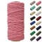 White Lion Macramé Cord – Cotton Rich Macrame Rope, 2 mm, 100 Feet, Yarn for Wall Decor, Crochet, Gift Wrapping, Wall Hanging, Plant Hangers, Handmade Crafts, Knitting